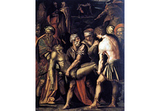 ジョルジョ・ヴァザーリ作「キリストの埋葬」