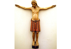 「十字架上のキリスト」像